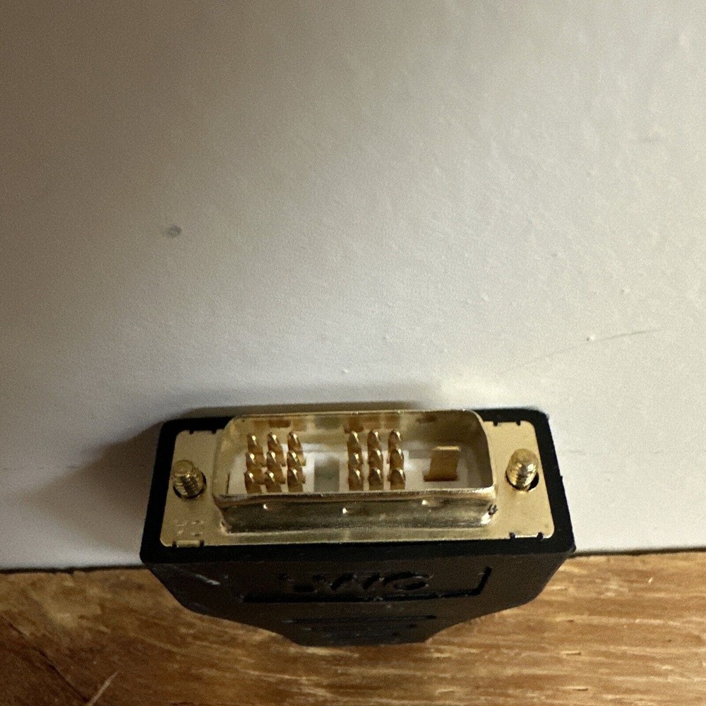 Compact DVI-D Male to HDMI Female Gold Adapter Connector‎